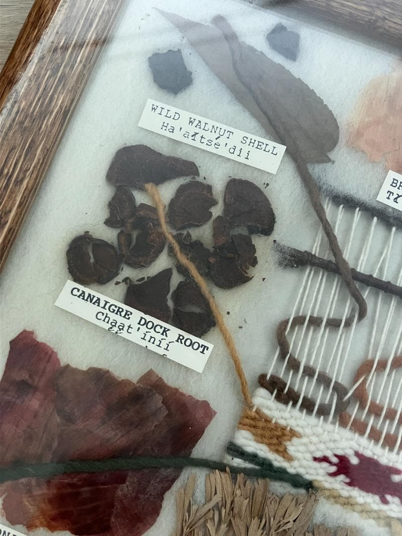 ネイティブアメリカン ナバホ族 天然染料ダイチャートハンドメイド アートフレーム