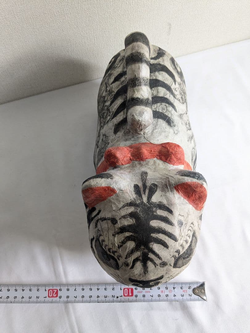 shinko 毘沙門天 虎 張り子 大場咲子