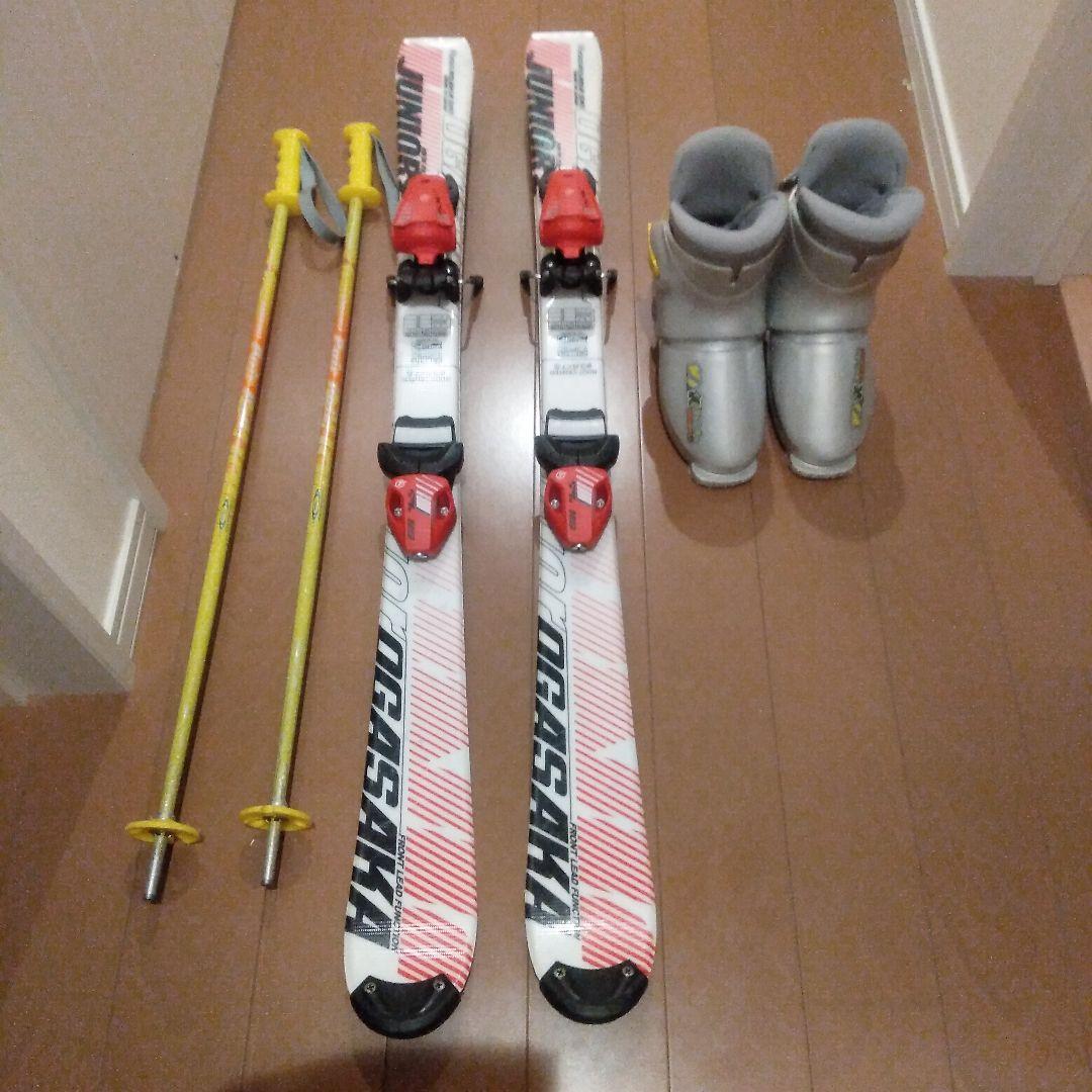 スキーセット 板100cm ストック75cmブーツ22cm