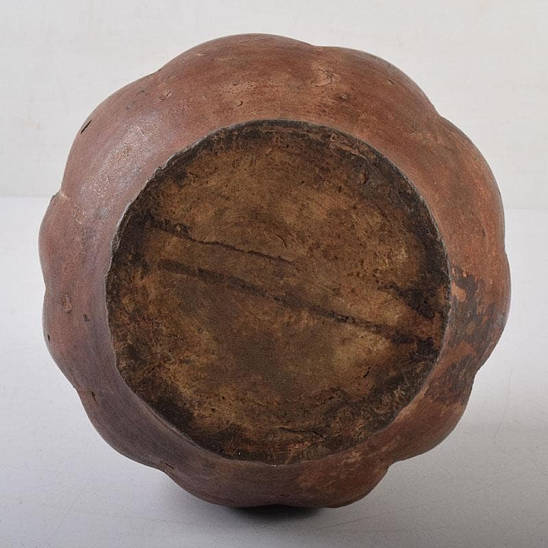 中国　古代　 土器　刻線文　壷　水甕　C　R8531