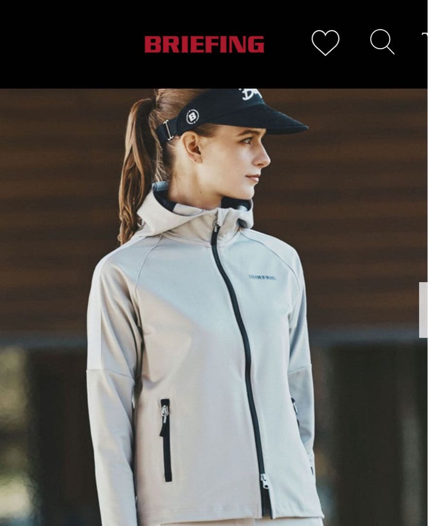 新品未使用BRIEFING フード付きジャケット