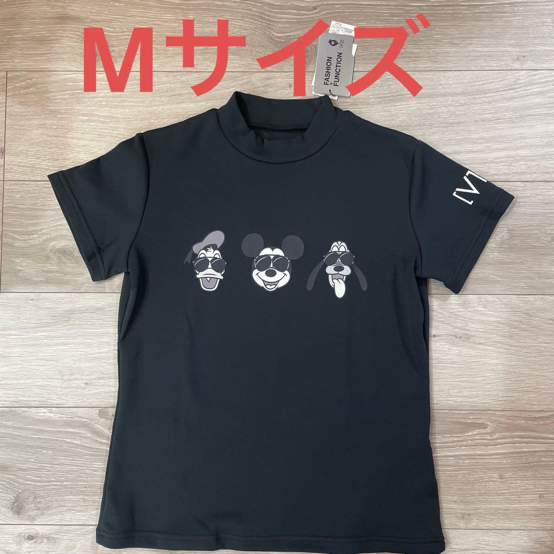 v12 ディズニー モックネックミッキー レディースMサイズ ゴルフDisney