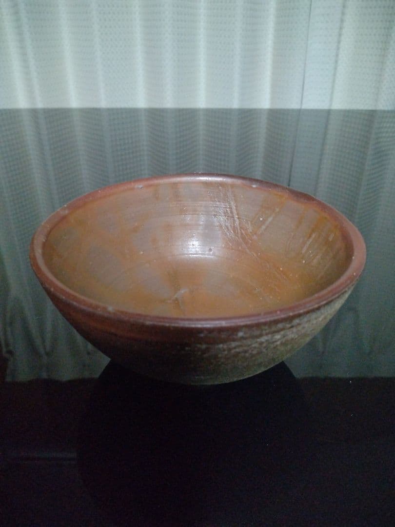 【備前焼 人間国宝 藤原 雄】茶碗 ( 送料無料！)