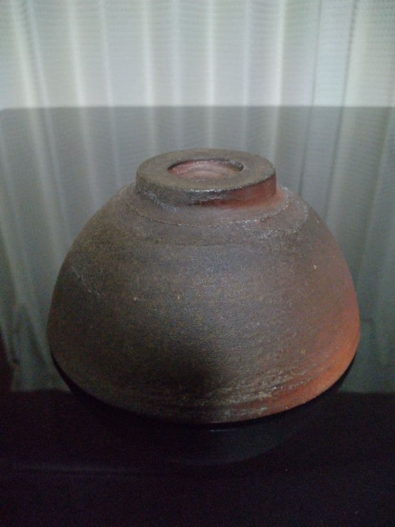 【備前焼 人間国宝 藤原 雄】茶碗 ( 送料無料！)