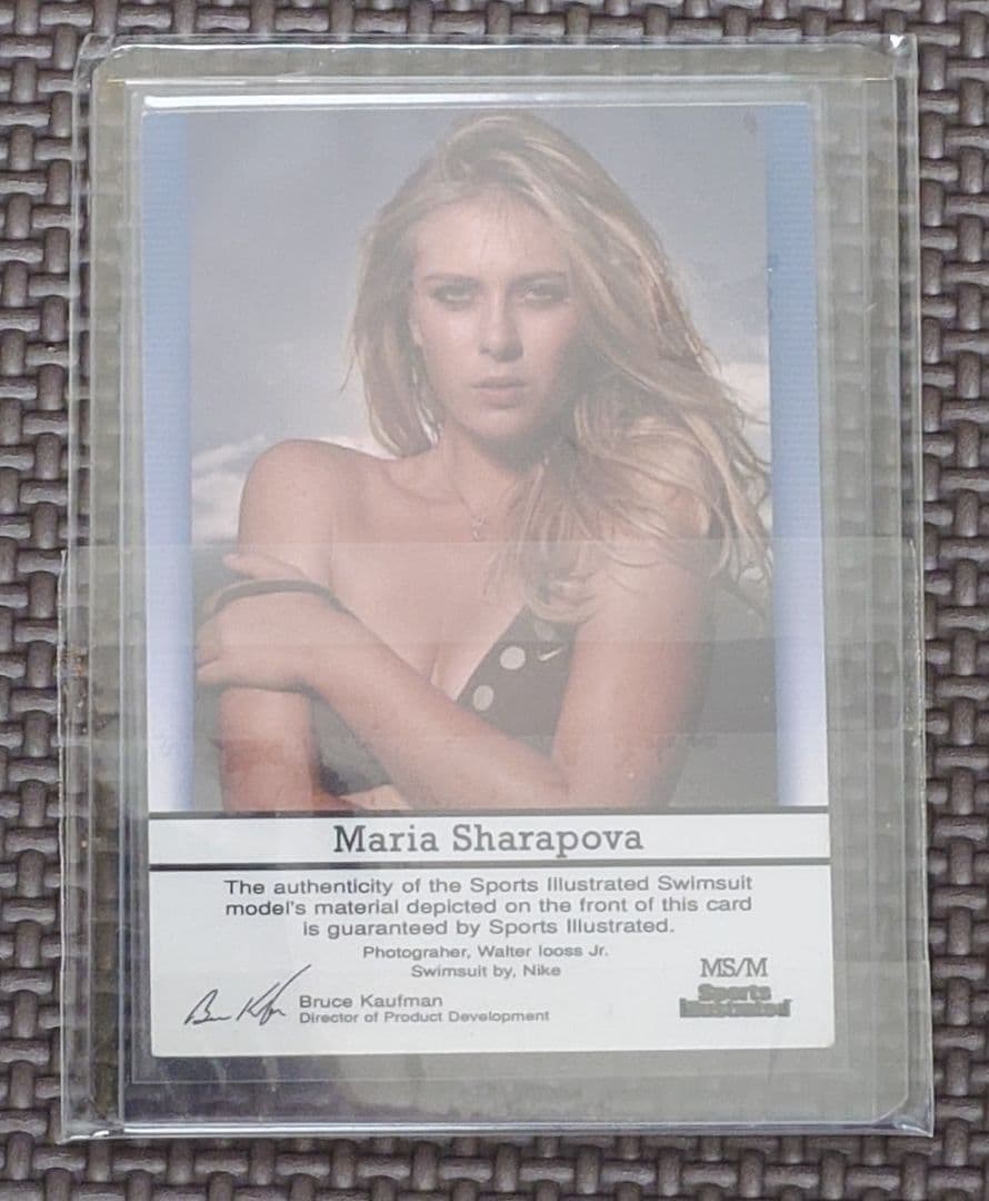 シャラポワ 水着カード Maria Sharapova メモラビリアカード