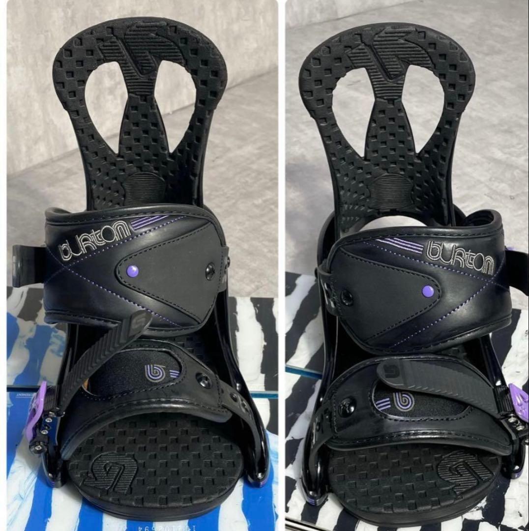 スノーボードセットバートンフェザーレディース3点 144cm24.5cm激安❣️