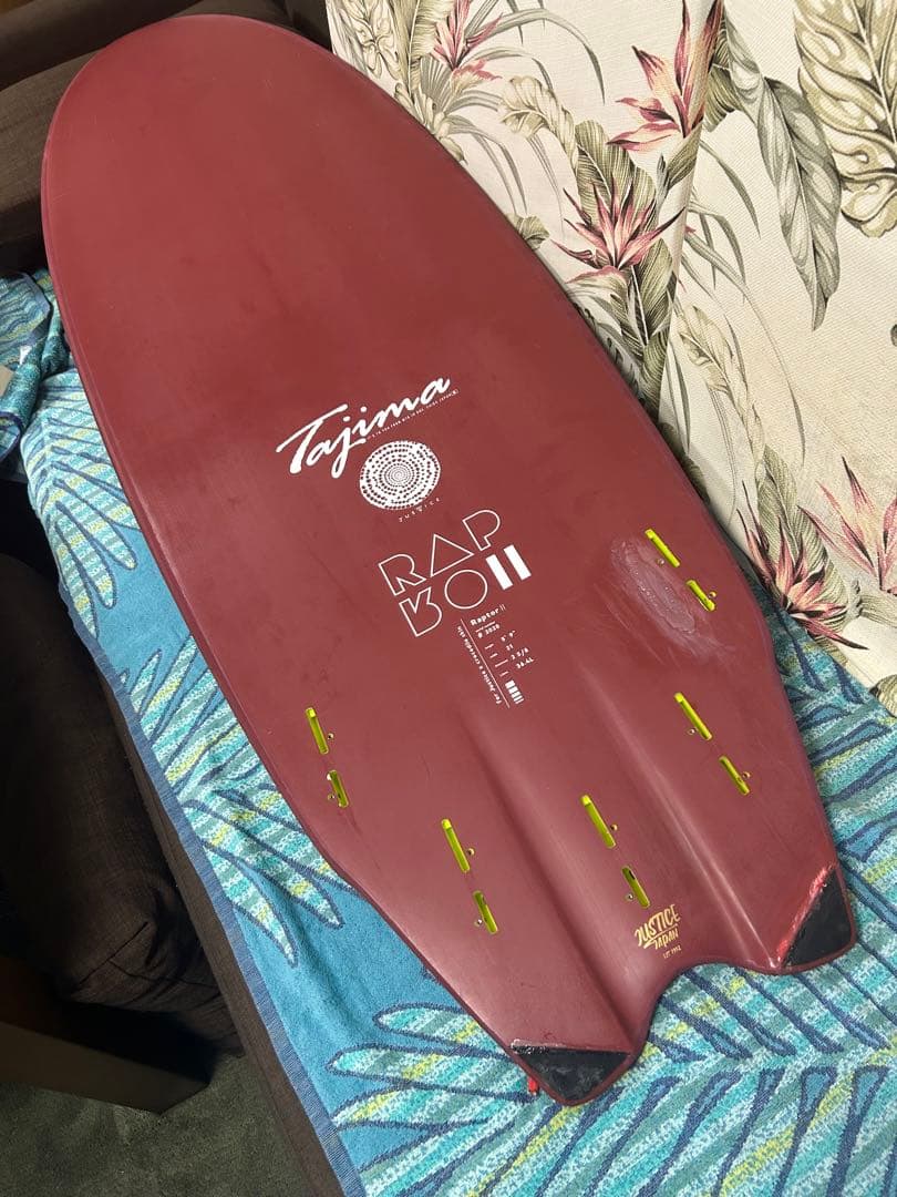 JUSTICE RAPTOR2 クロコダイルスキン ツインフッシュ サーフボード