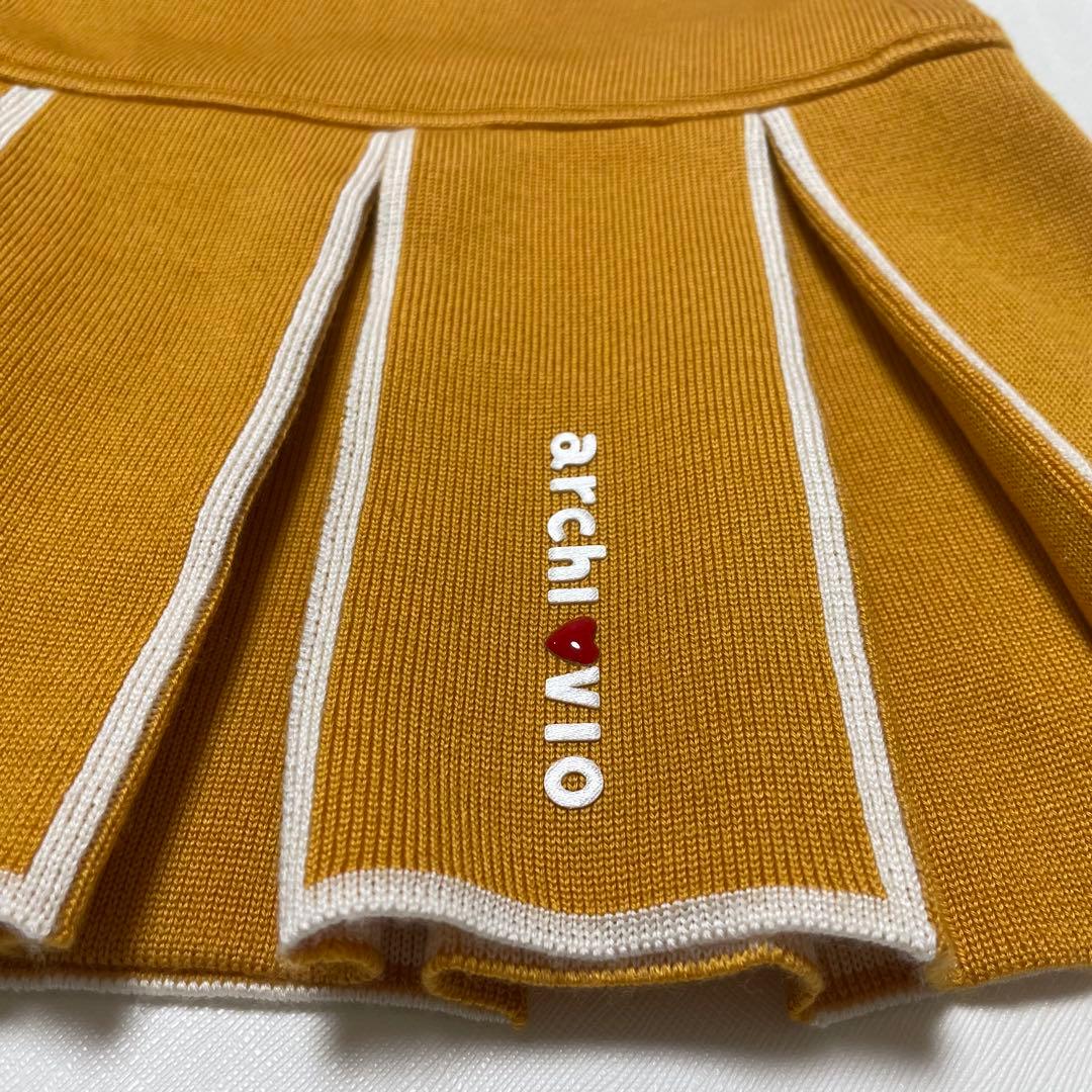 秋冬ゴルフウエア⛳️アルチビオ2点「フード付きニット＆ニットスカート」新品✨️36