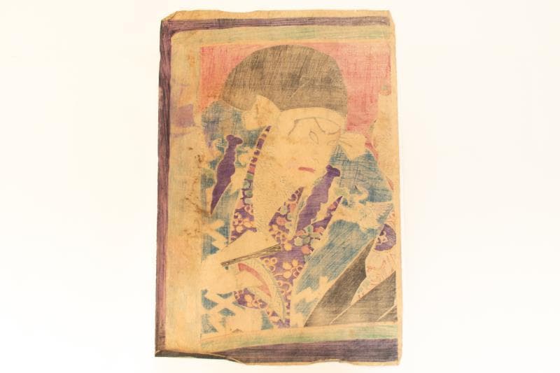 M▽豊原国周 歌舞伎十八番之内 勧進帳 木版画 浮世絵 錦絵 3枚揃 (212)