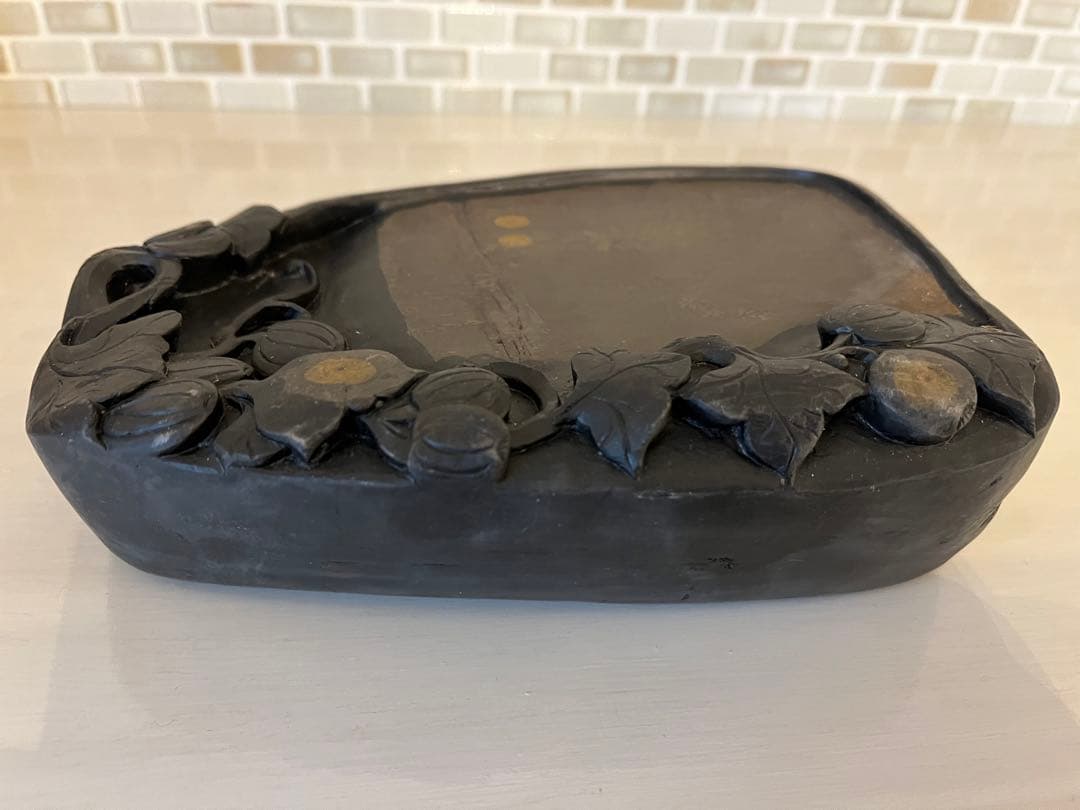 唐硯　端州名硯　石眼