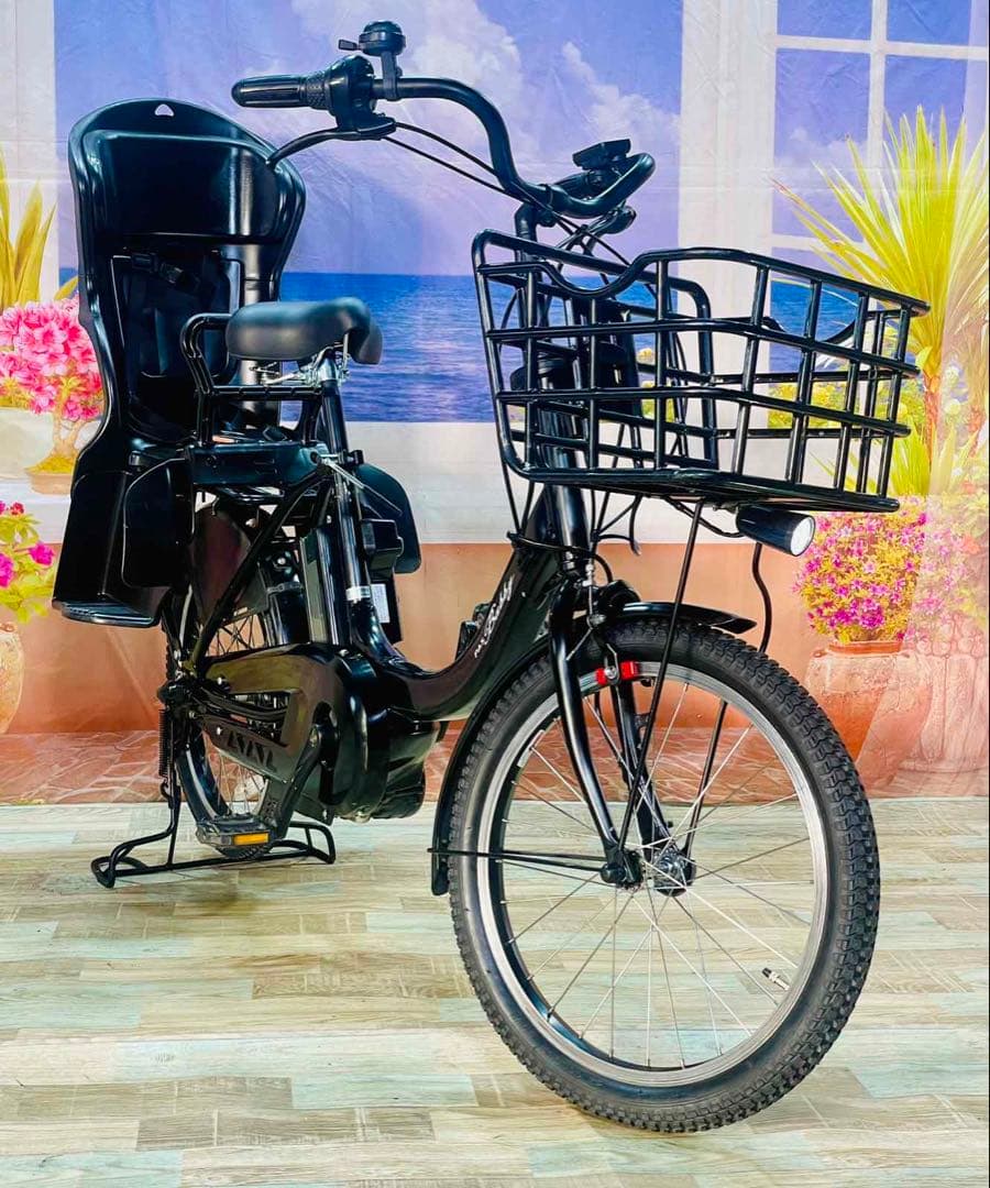 人気モデル！パスバビー12AH⭐️ヤマハ子供乗せ電動アシスト自転車Y3274