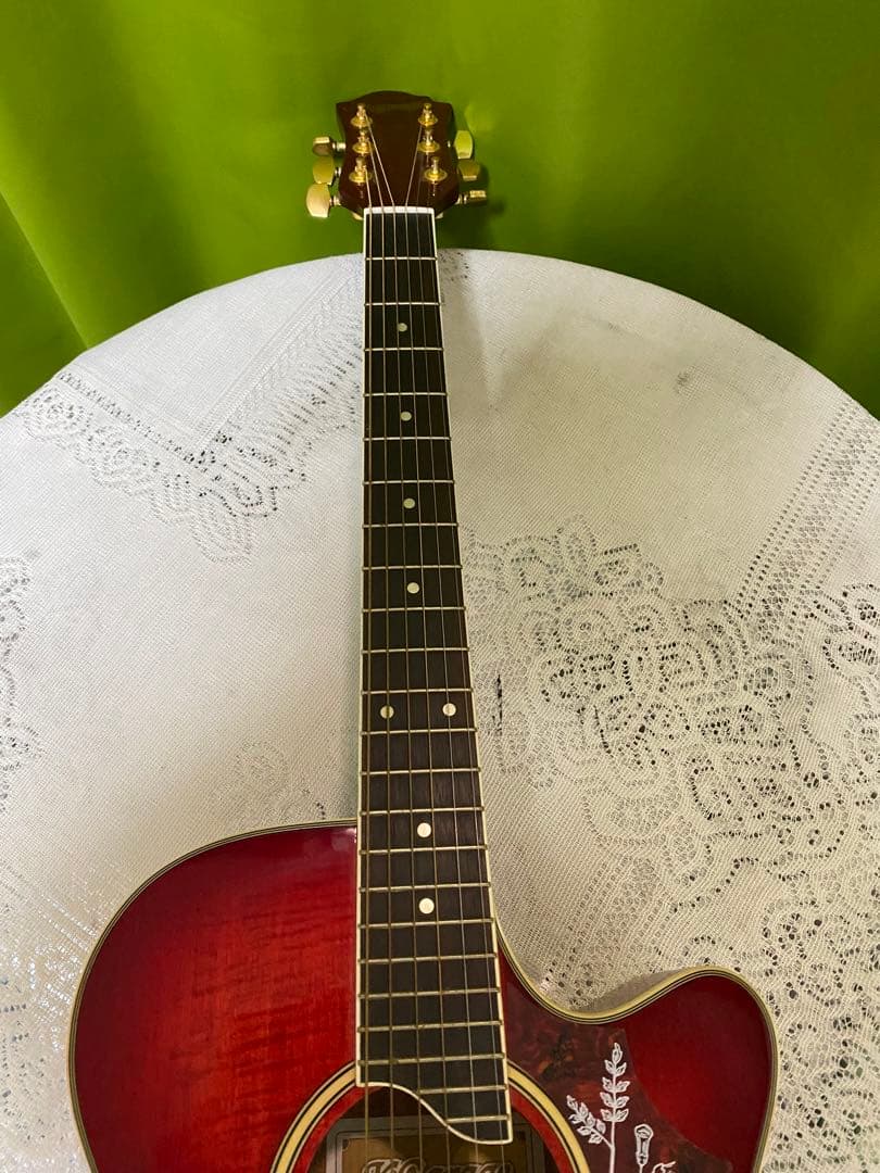 メ*1様 極上美品　ハミングバードK Garage エレアコ　音出し良好　アコギ