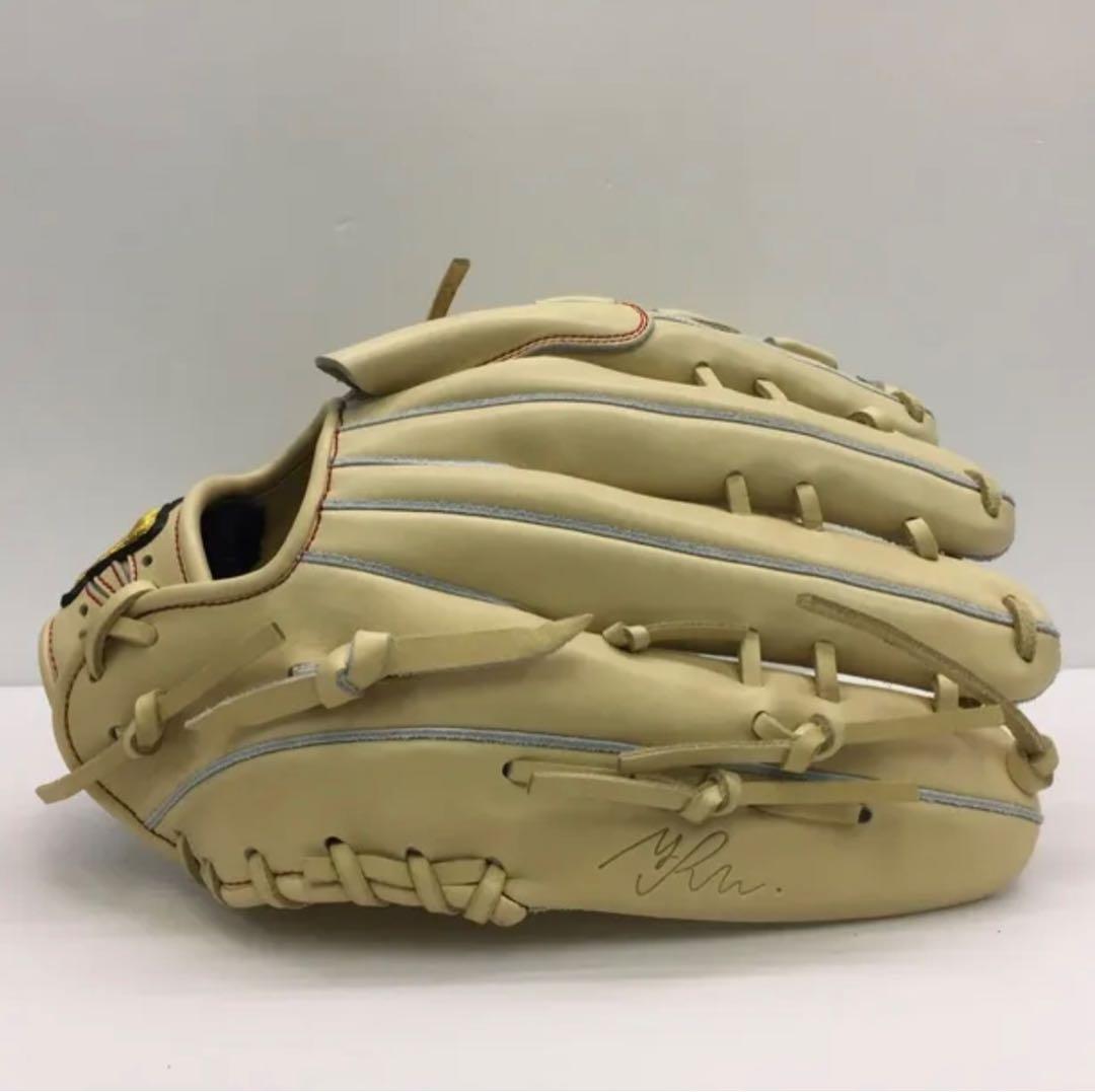 未使用　RYU　リュウ　硬式　左　投手用　キャメル色