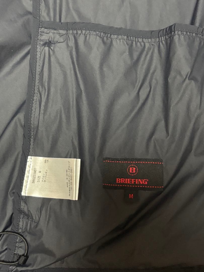 BRIEFING フード付きジャケット M ブラック