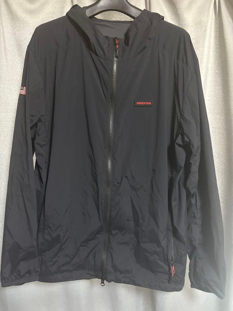 BRIEFING フード付きジャケット M ブラック