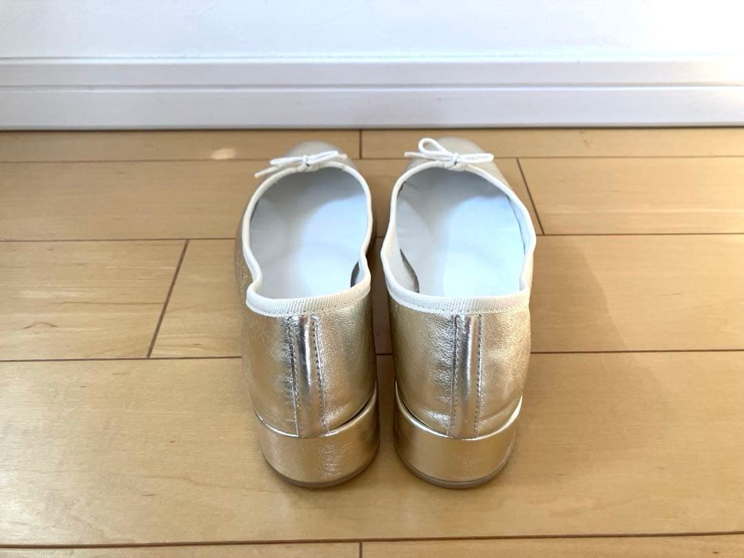 ✴︎美品✴︎ Repetto レペット 40 ゴールドバレエシューズ 箱付き