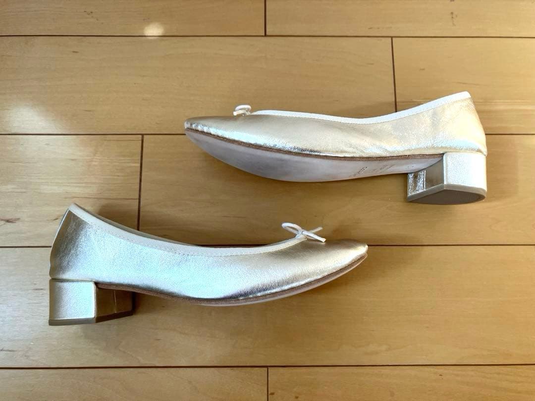 ✴︎美品✴︎ Repetto レペット 40 ゴールドバレエシューズ 箱付き