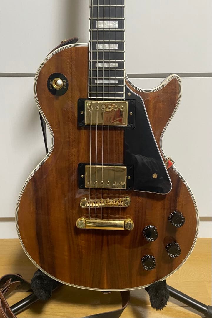 Epihoneレスポールカスタム koa natural