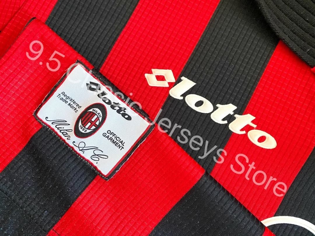 ACミラン 97/98 ホーム ユニフォーム #9 クライバート 選手仕様