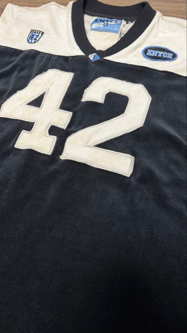 ENYCE ベロア ゲームシャツ XL タグ付き デッドストック B系