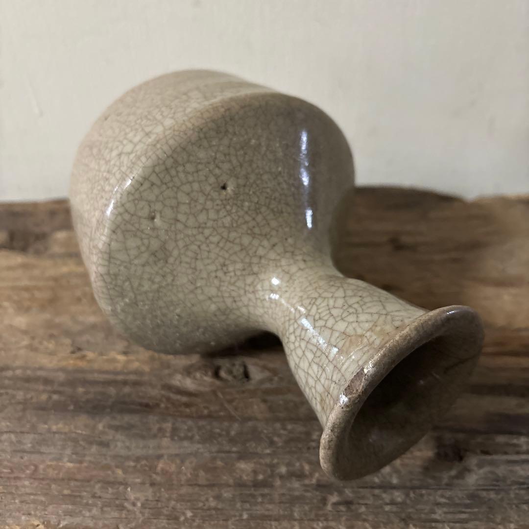 李朝瓶　徳利　花入　盤口　朝鮮古陶磁.古道具.骨董.アンティーク.井戸脇