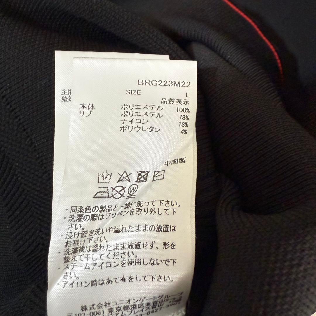 完売 BRIEFING クルーネックニット 撥水 ロゴ