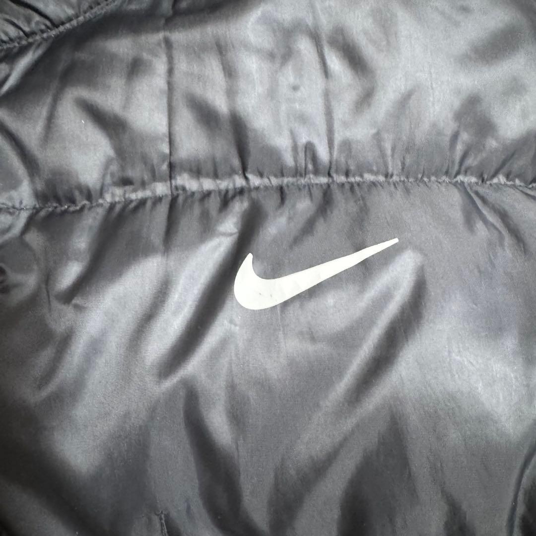 人気NIKE ダウンベンチコート　XXLサイズ　ブラック　ロング丈