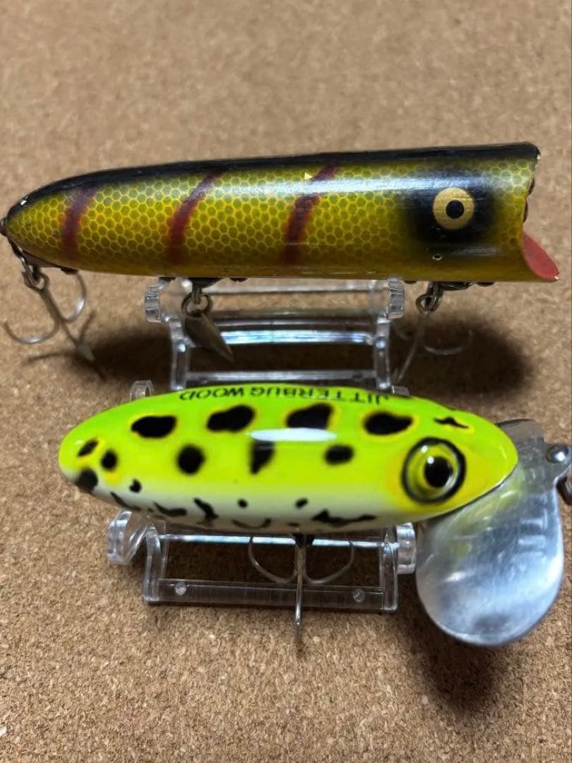 オールドルアー　OLDジッターバグ　出目　オールドヘドン　ラッキー13 ウッド