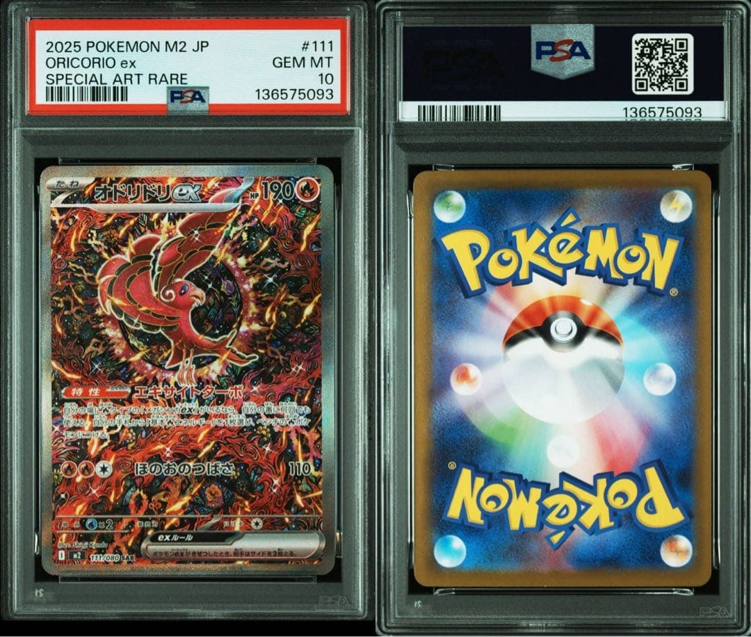 【 PSA10 2連番 】 オドリドリex SAR SR 2連番 カンダシンジ