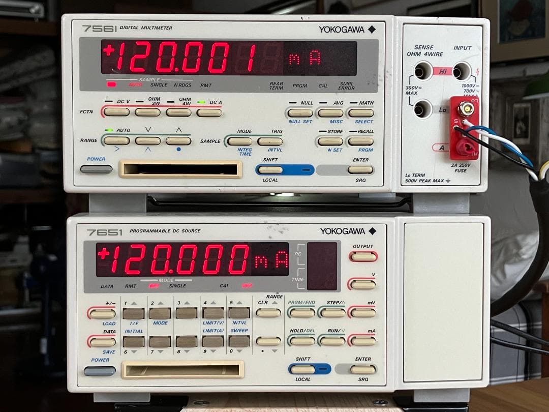 その他 YOKOGAWA 7561(6-1/2) & 7651( DC Source)