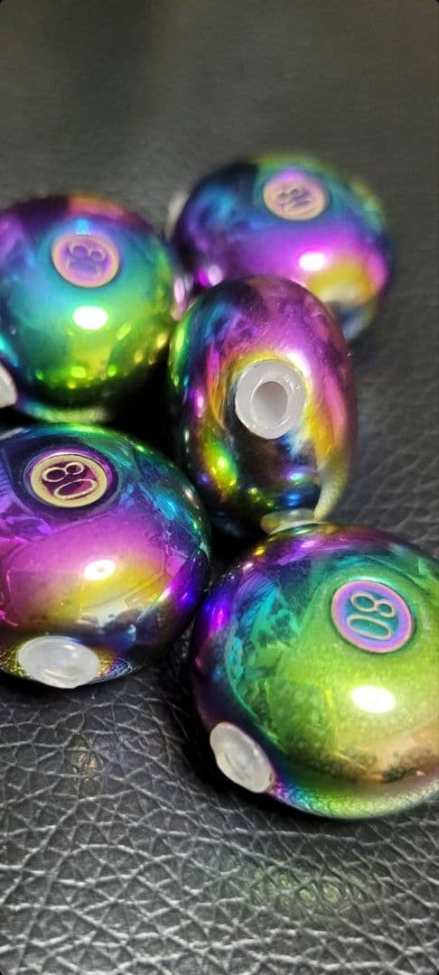 鯛ラバ用のオリジナルカラー レインボーのタングステンジグへッド！