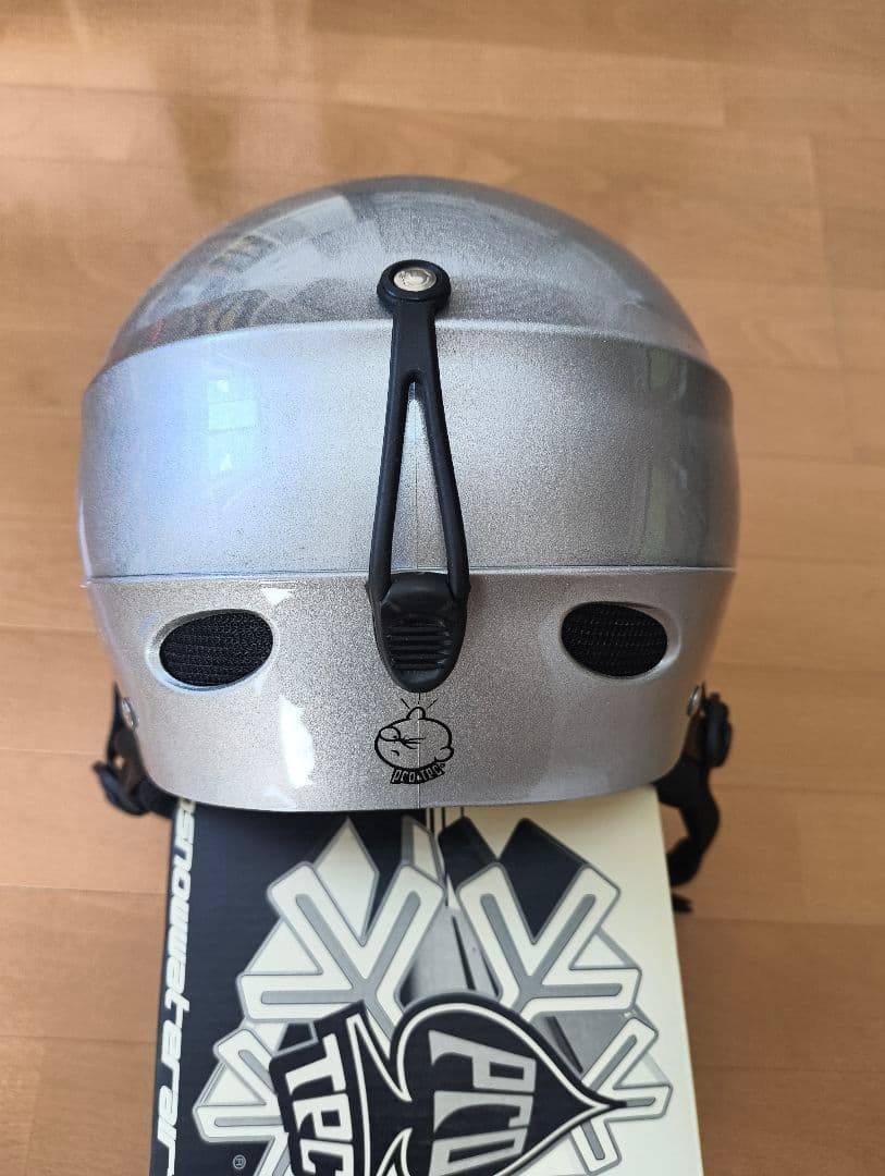 PRO TEC シルバー ヘルメット 箱付き