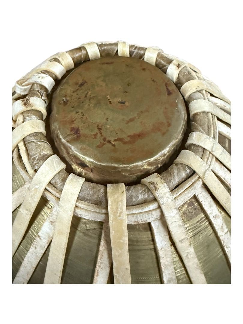 タブラセット（バヤン・ダヤン）インド民族楽器 伝統打楽器　ビンテージ