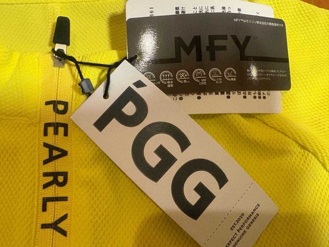 PEARLY GATES イエローシャツ PGG