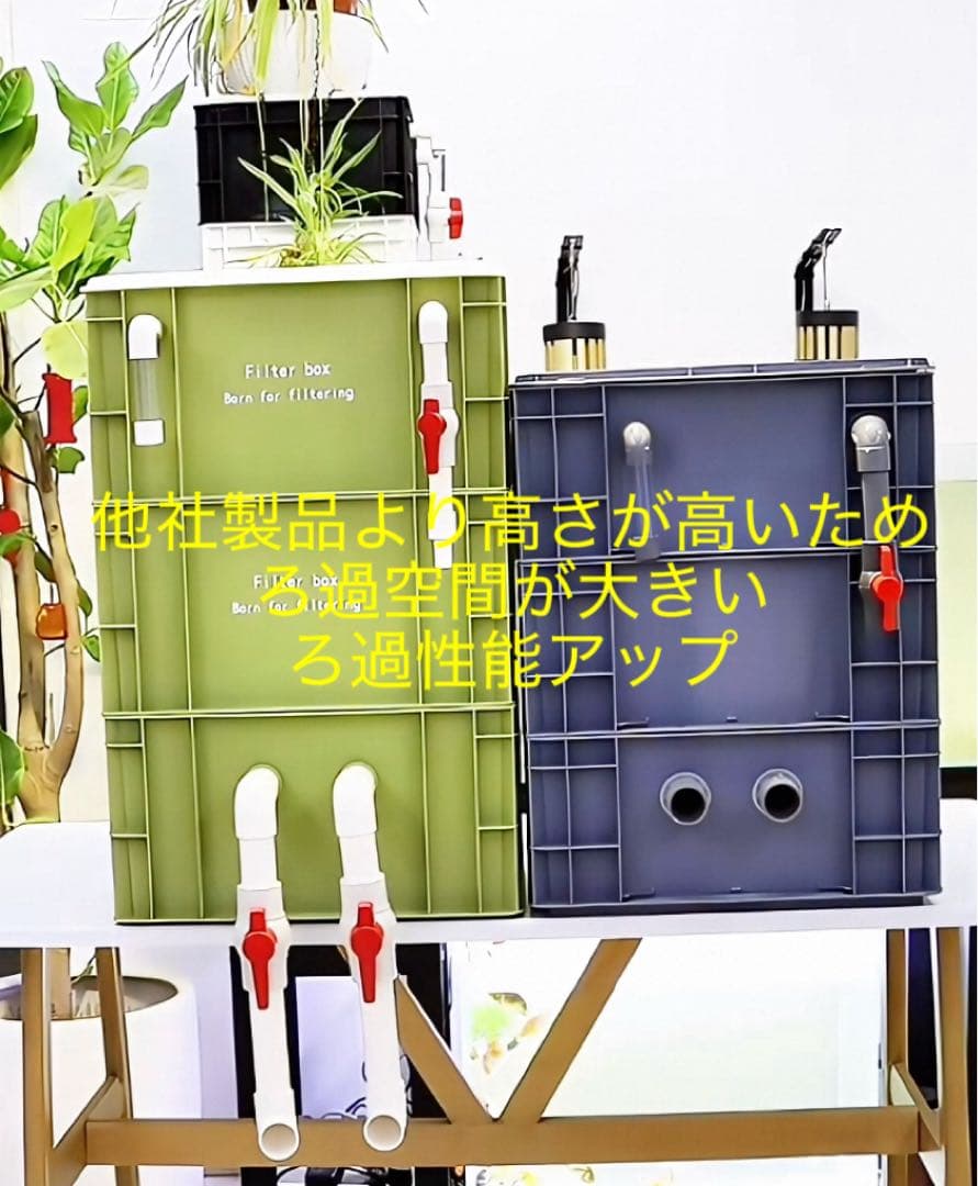 水中ポンプお任せ濾過材付きフルセット 水槽池用濾過器フィルター到着すぐ使える状態