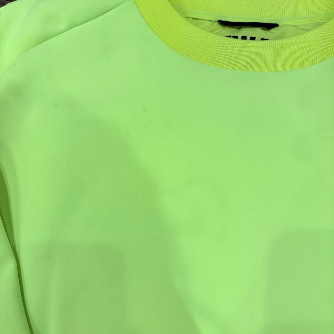 TFW49 クルーネック crewneck ゴルフ ジャケット 蛍光イエロー