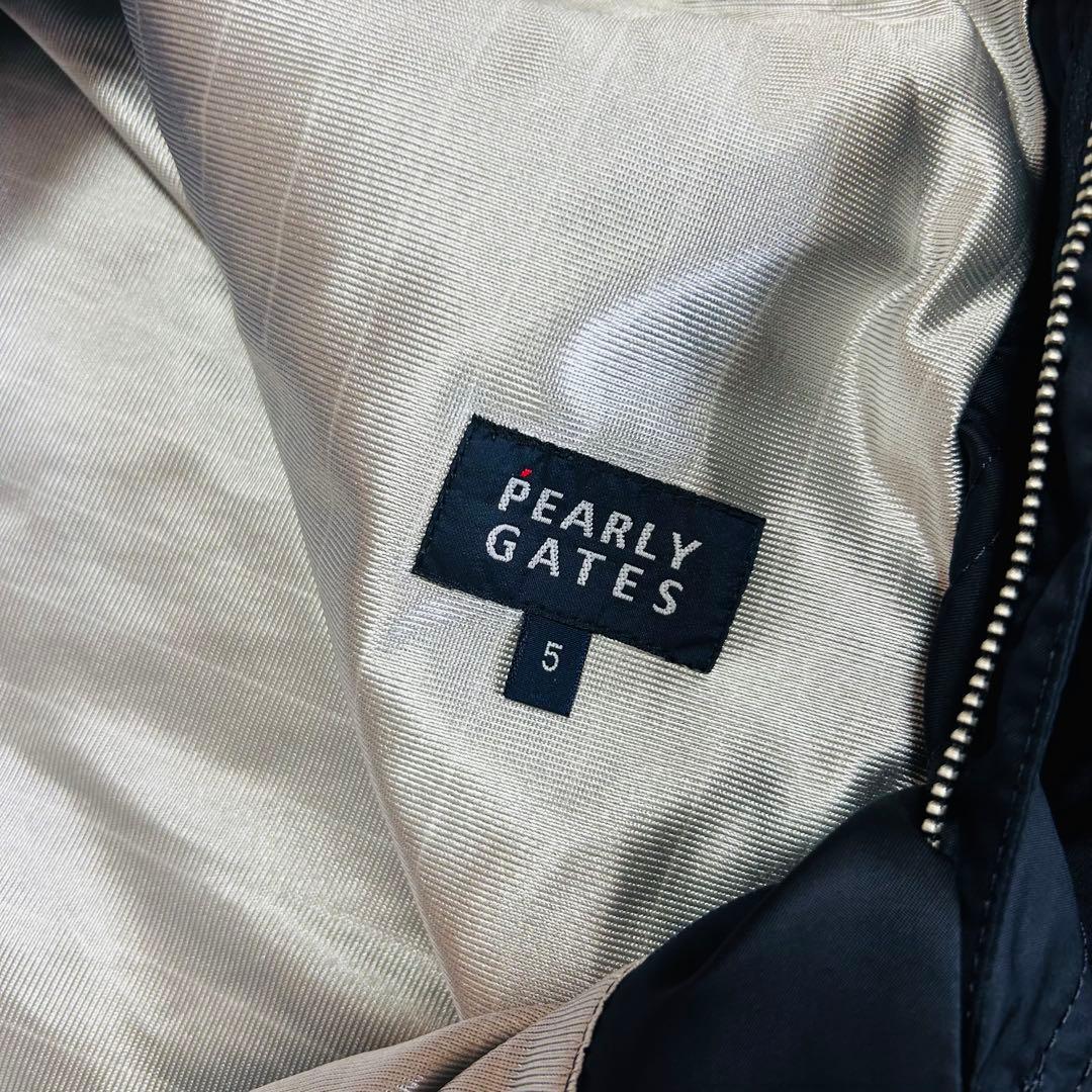 PEARLY GATES 防風防寒メンズナイロンパンツ　ネイビー　Lサイズ