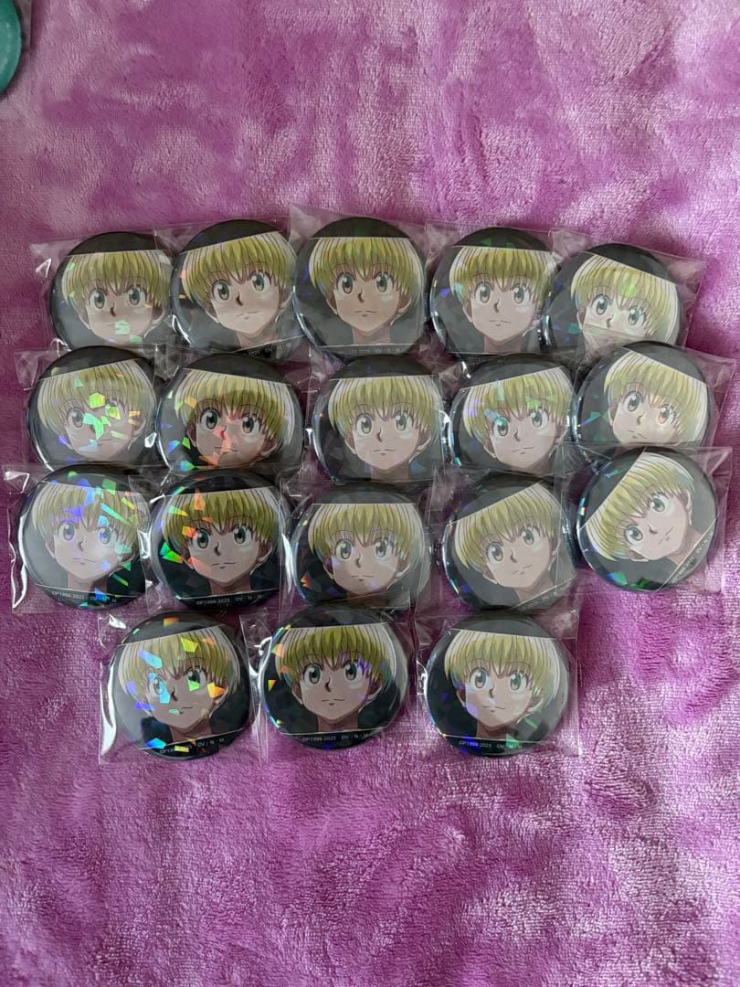 ハンターハンター シャルナーク 缶バッジ アクスタ まとめ売り