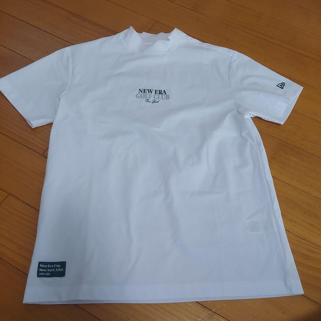 NEW ERA モックネックゴルフ ホワイトシャツ