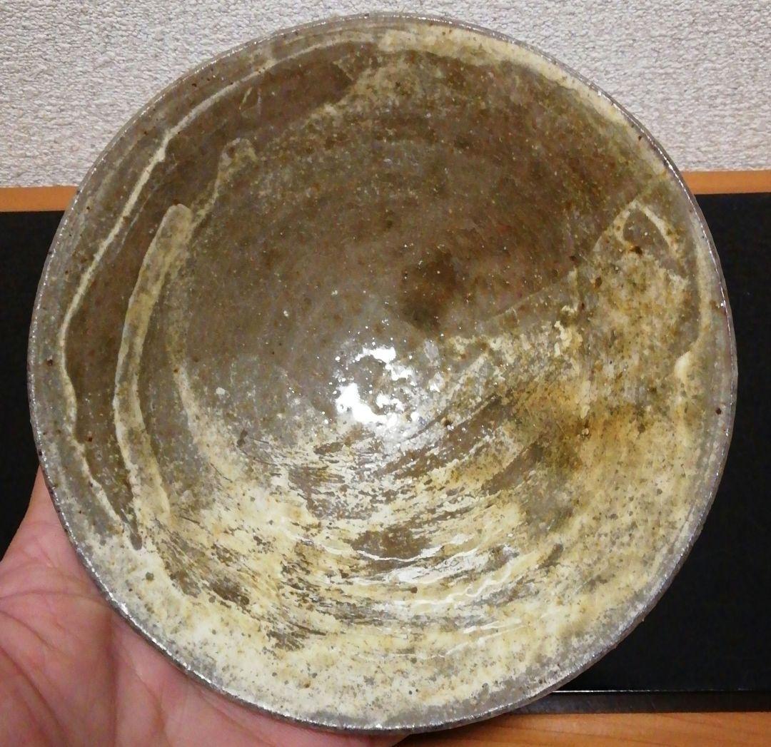 大徳寺書付　柴田正作　銘『孫水』　灰釉　茶碗　共箱　共布　茶道具