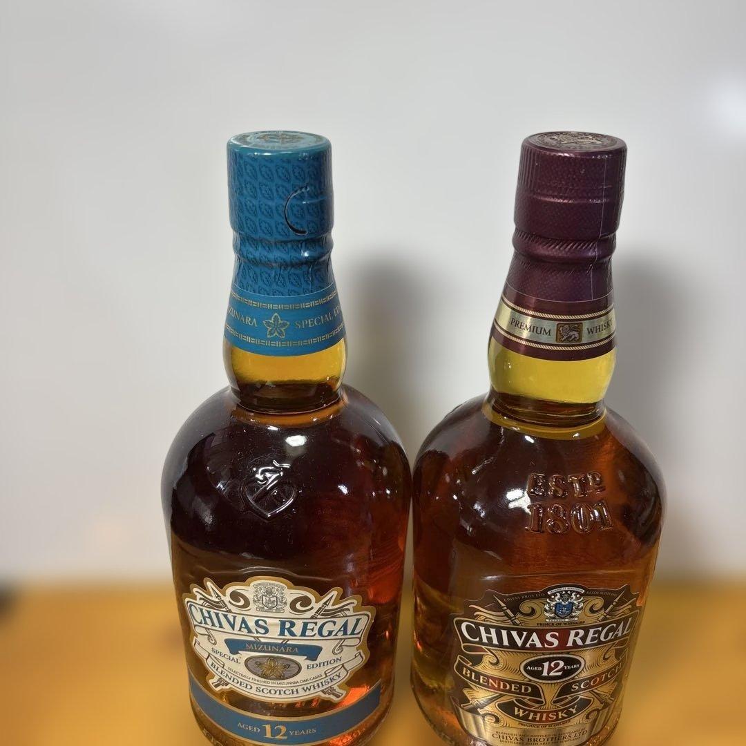 シーバスリーガル ミズナラ12年&ブレンデッド 12年 40% 700ml ２本
