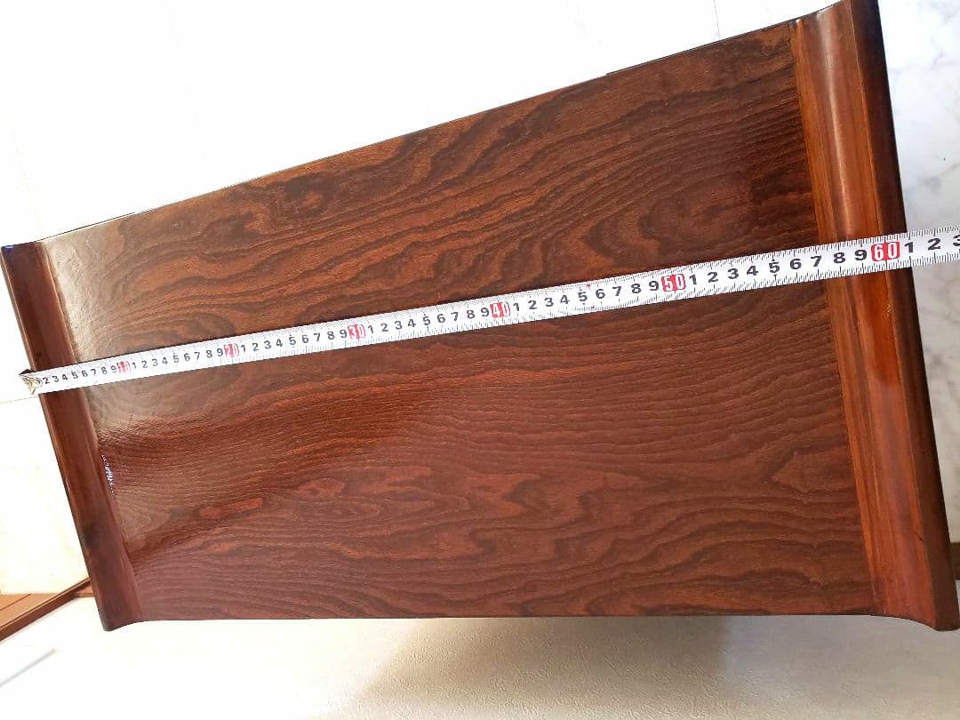 【昭和レトロ】木製家具　和風家具　民芸風　小引き出し　収納棚　木製模様の箪笥