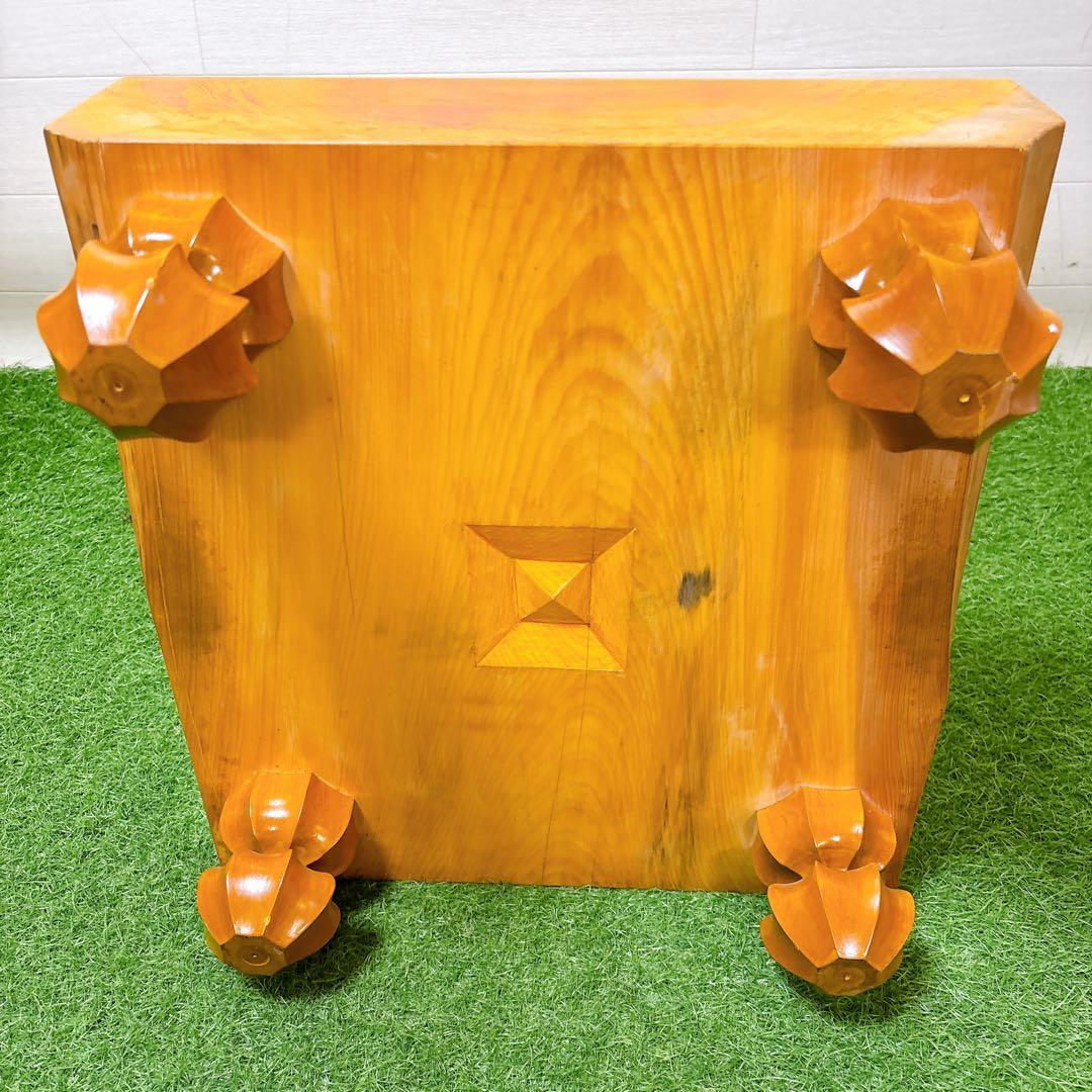 K1本榧　天地柾目　囲碁盤　4寸　11.7mm ボードゲーム　桐箱付き