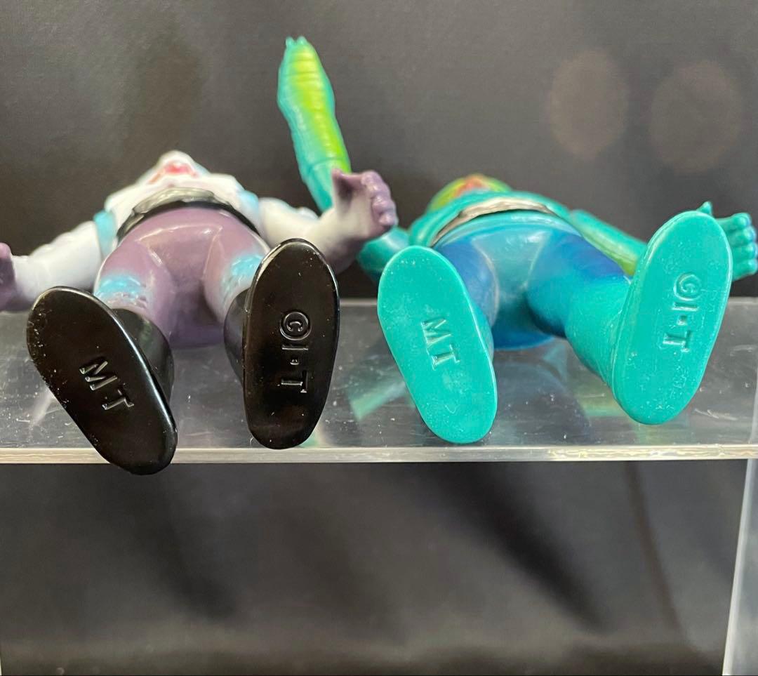 ■ピラザウルス コブラ男 ソフビ2体セット /東映レトロソフビコレクションM