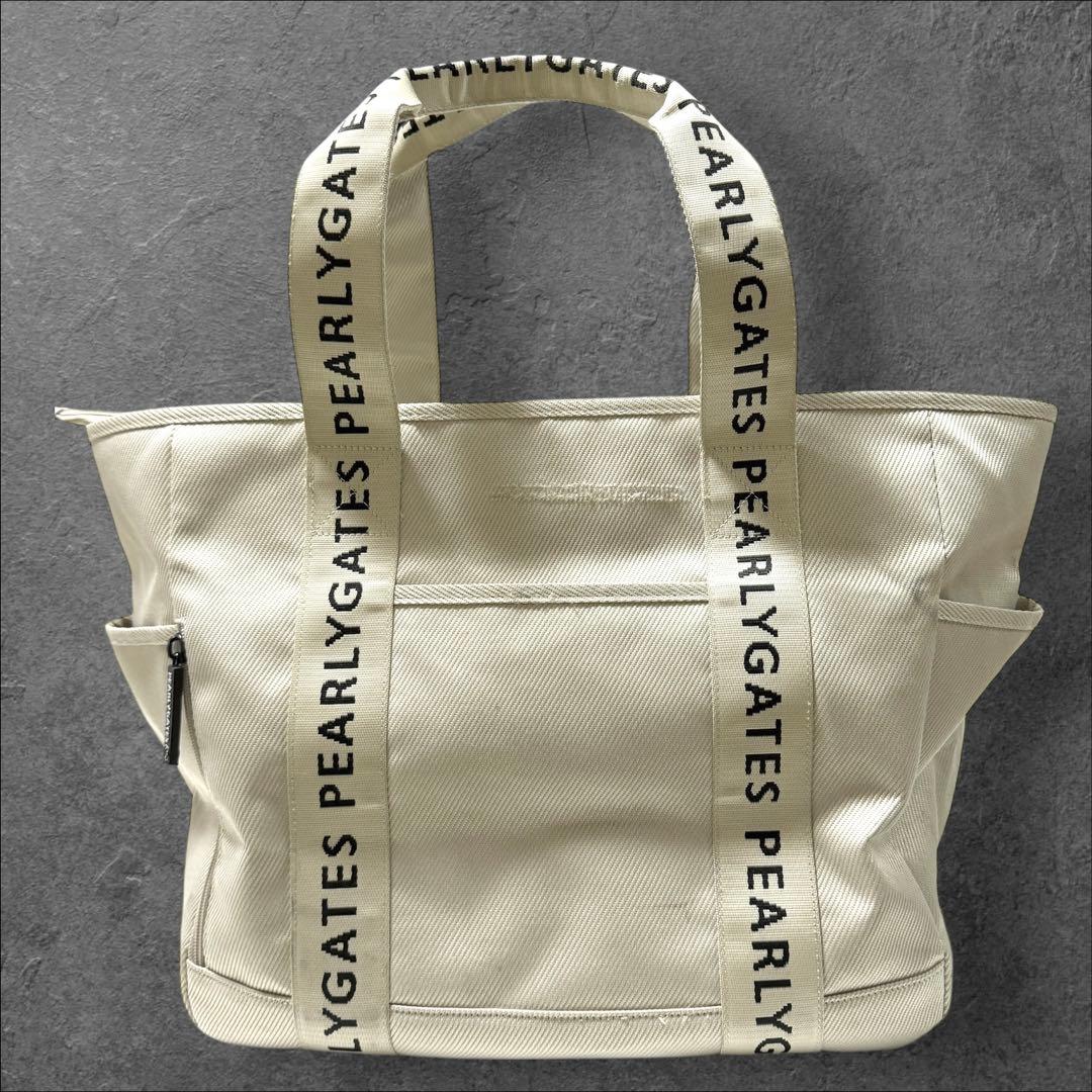 大容量⭐️パーリーゲイツ　ロッカートートバック　肩掛け　ゴルフ