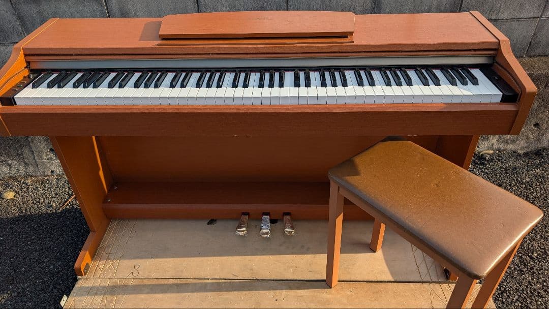 送料込み YAMAHA 電子ピアノ YDP-J7000 04年製激美品激可愛い♥