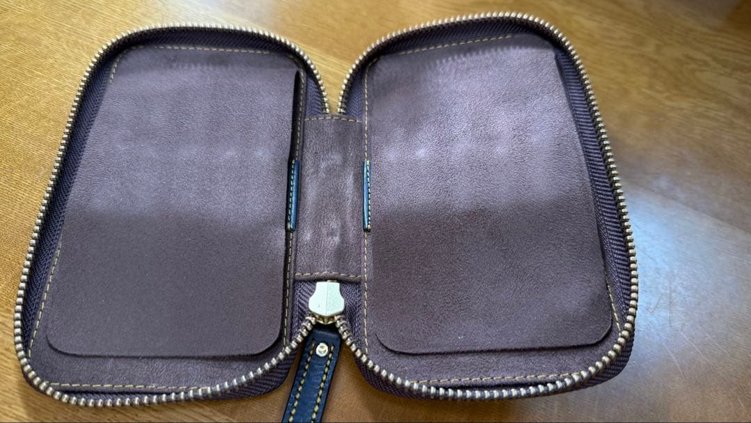 Bahagia＆Craft 10本差しペンケース プエブロネイビー