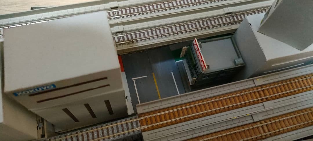 Nゲージ ジオラマ　製作途中