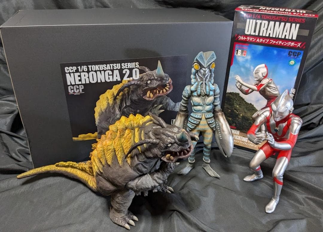 ウルトラマン＆バルタン星人＆ネロンガ（ＣＣＰ）1/6特撮シリーズ３体セット