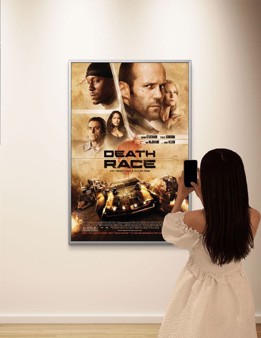 *枚数限定*映画館用両面印刷ポスターUS版:デス・レース ジェイソンステイサム